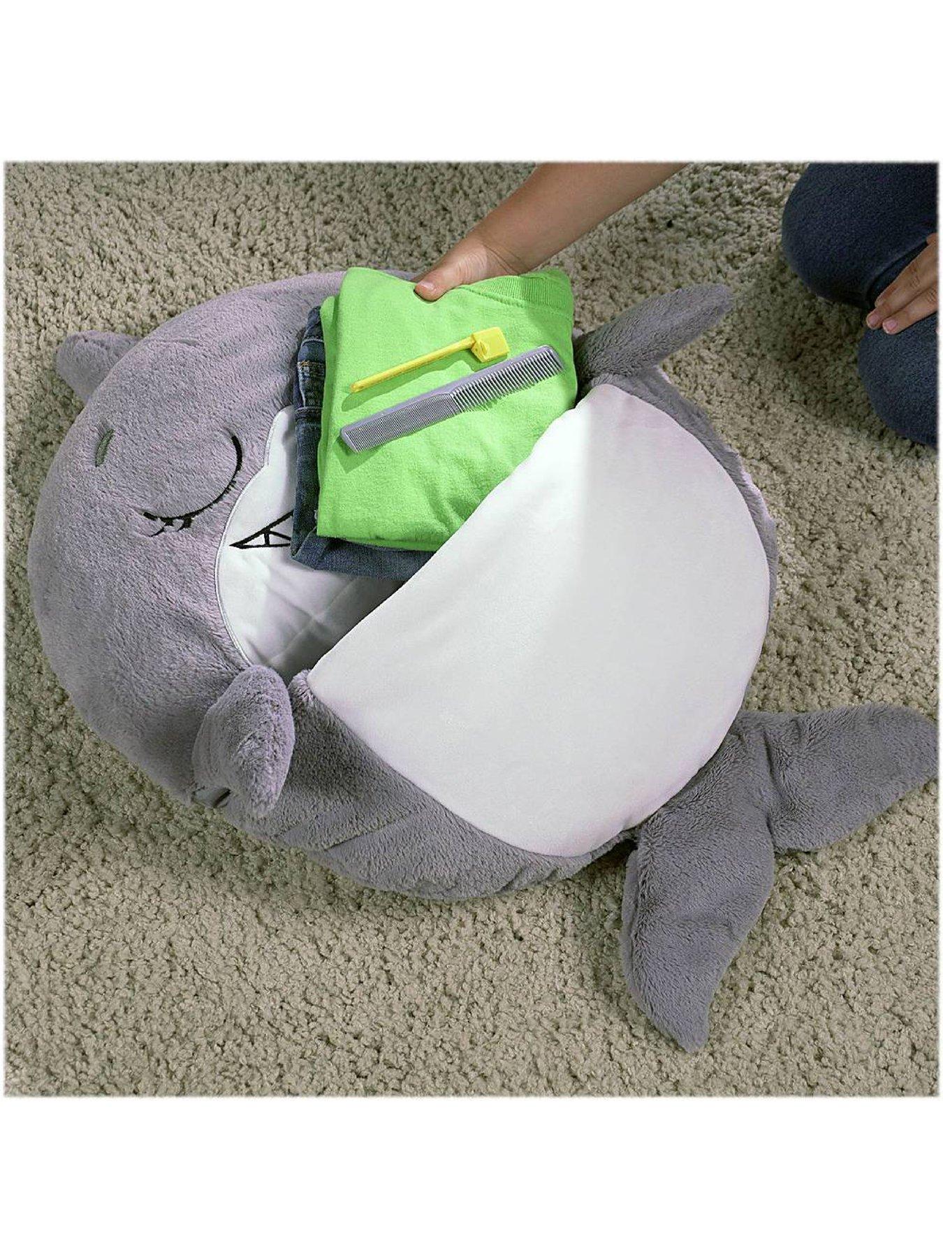 Image 5 of 6 of Happy Nappers Grey Shark Sleeping Bag - Medium