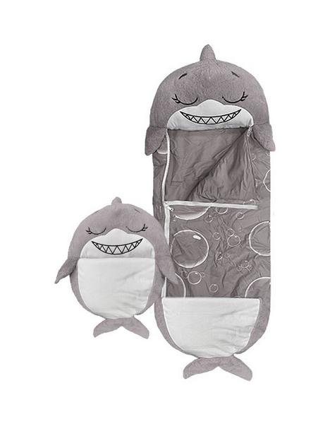 happy-nappers-grey-shark-sleeping-bag-large