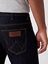  image of wrangler-larston-slim-taper-jeans-dark-rinse