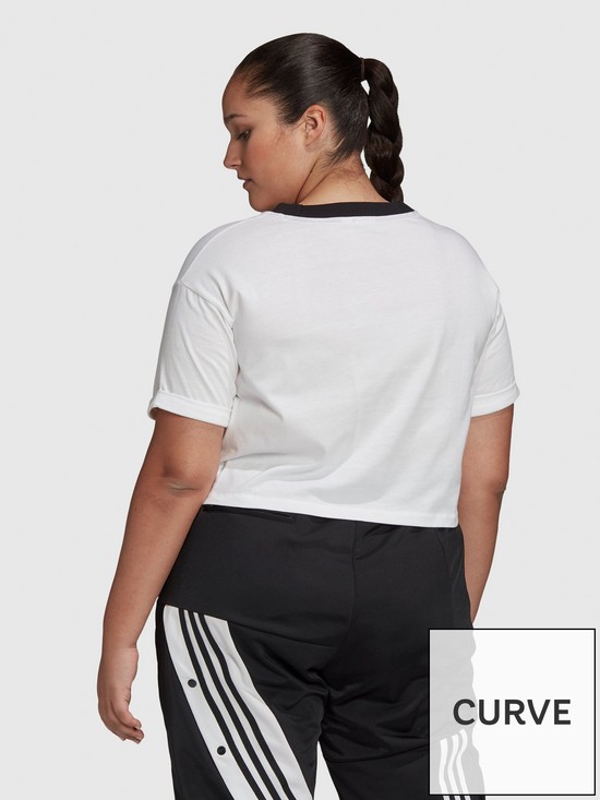 stillFront image of adidas-originals-crop-top-plus-size-whiteblack