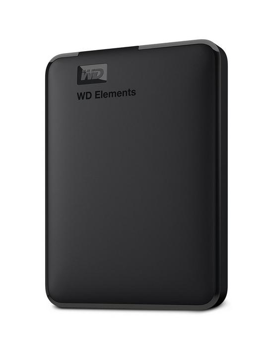 front image of western-digital-wd-elements-portable-2tb-black