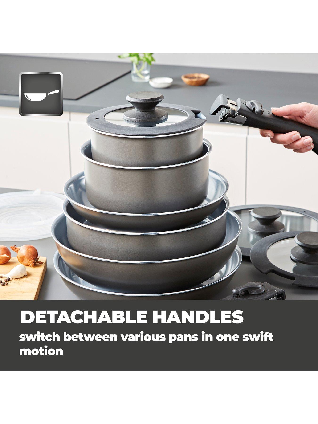 Image 4 of 6 of Tower Freedom 13pc Non-Stick Cookware Set, Cerasure Coating, Graphite