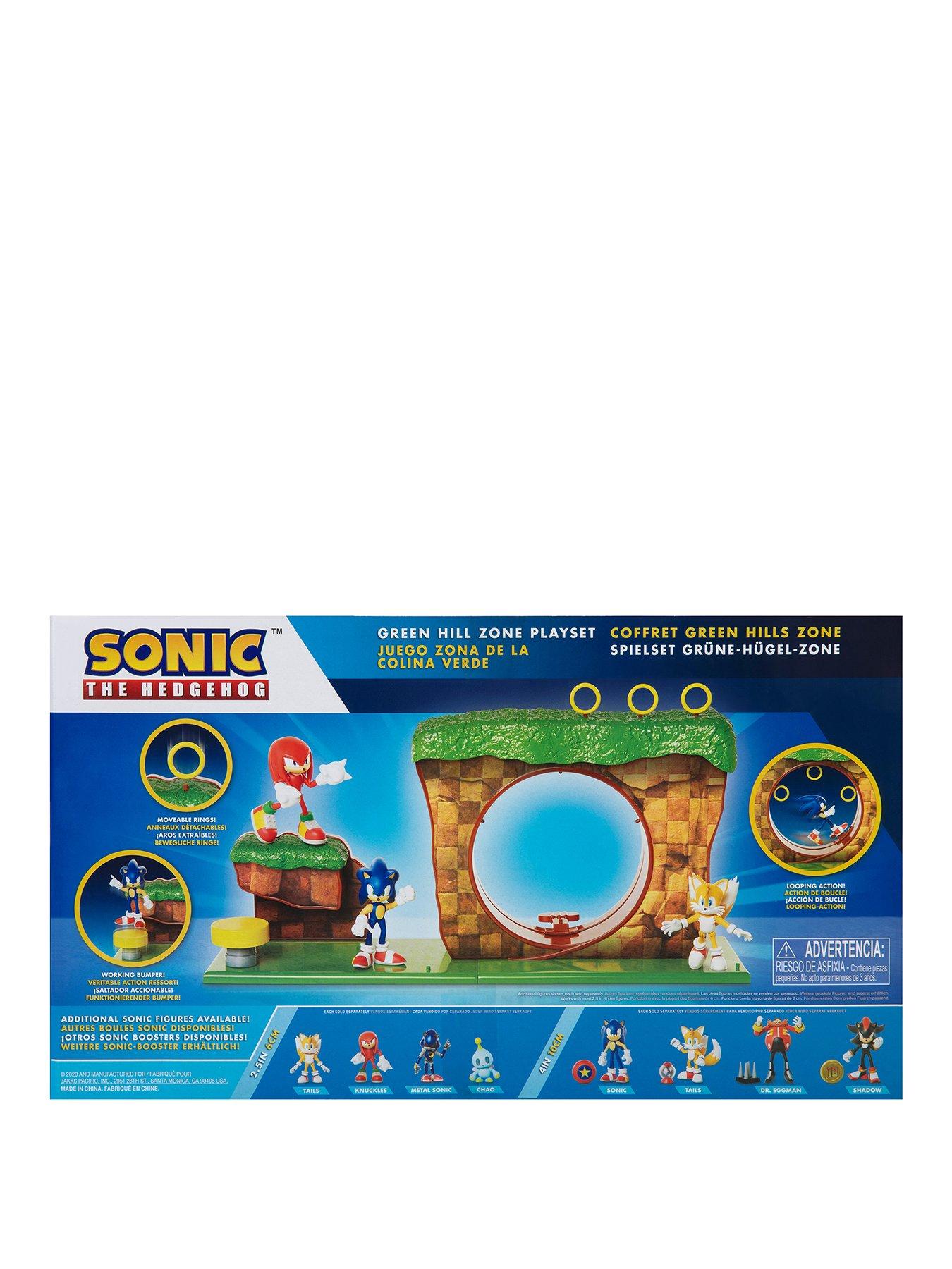 Sonic The Hedgehog Green Hill Zone Playset with Sonic Figure