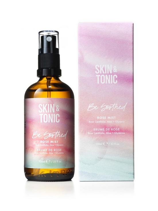 front image of skin-tonic-be-soothed-rose-mist-hydrating-toner-100ml-hydrates-soothes