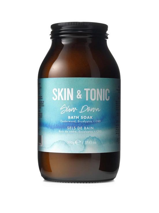 front image of skin-tonic-slow-down-salts-500-grams