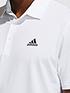  image of adidas-golf-ultimate365-solid-polo-shirt-white