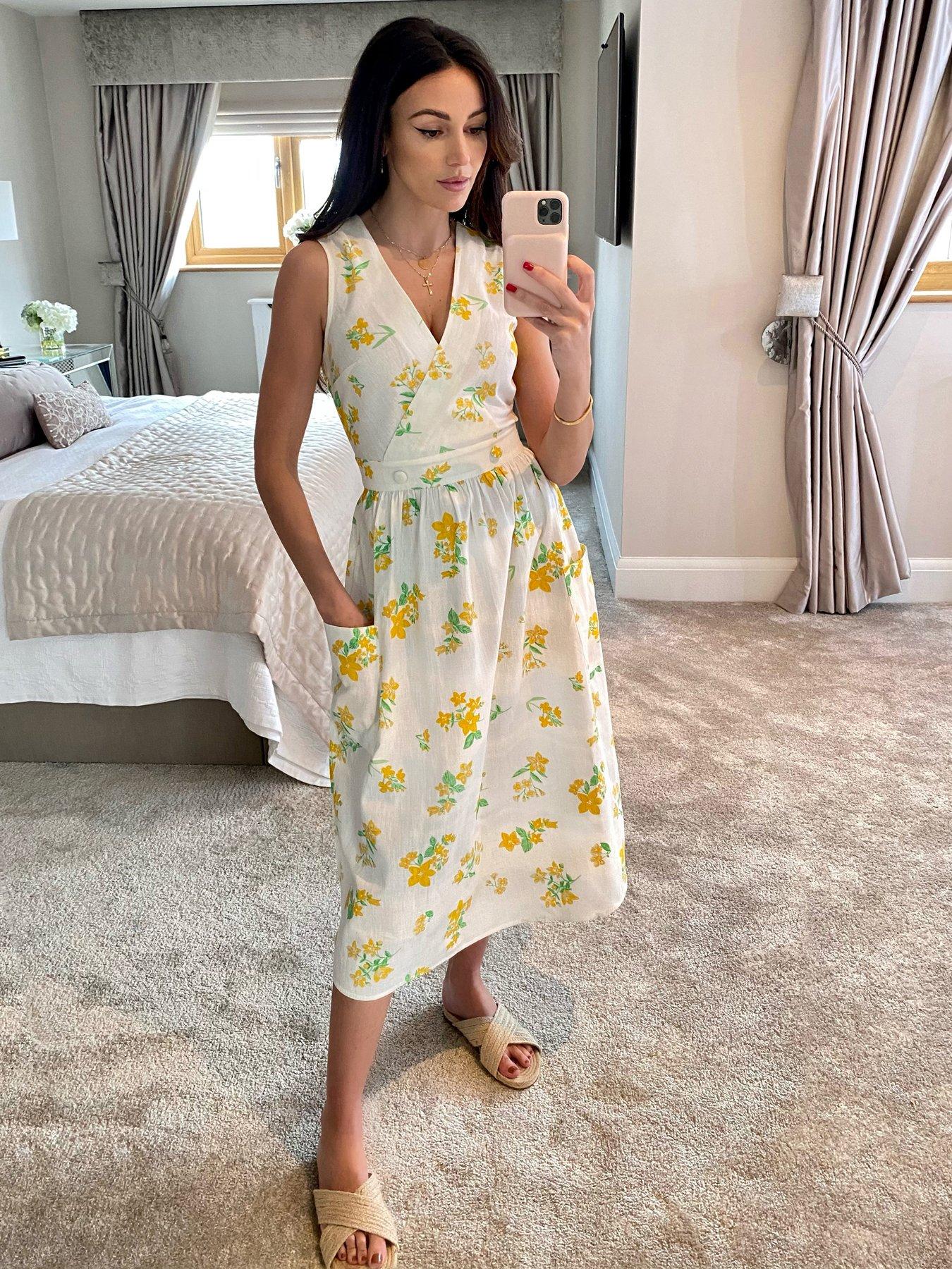 michelle keegan midi dress