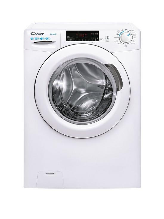 front image of candy-smart-cs-1410te1-80-10kg-load-1400-spin-washing-machine-white