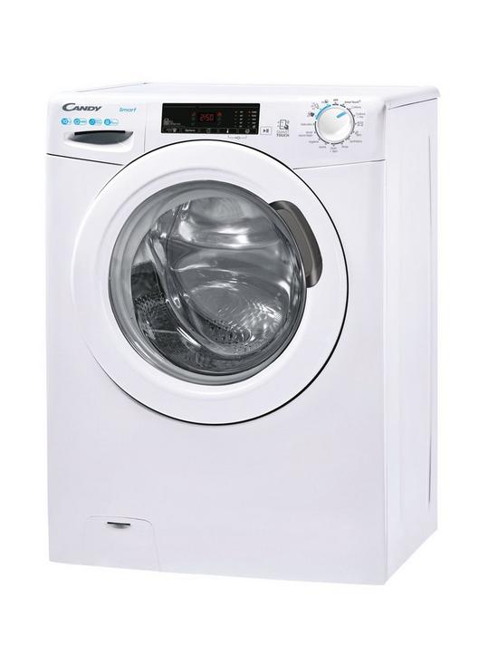 stillFront image of candy-smart-cs-1410te1-80-10kg-load-1400-spin-washing-machine-white