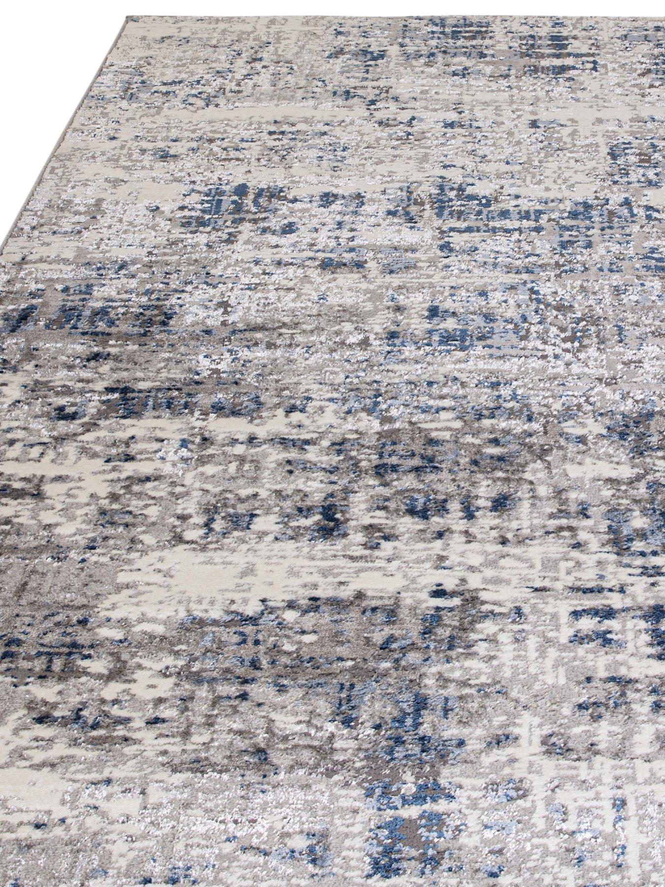 Image 3 of 6 of Asiatic Orion Abstract Blue Rug