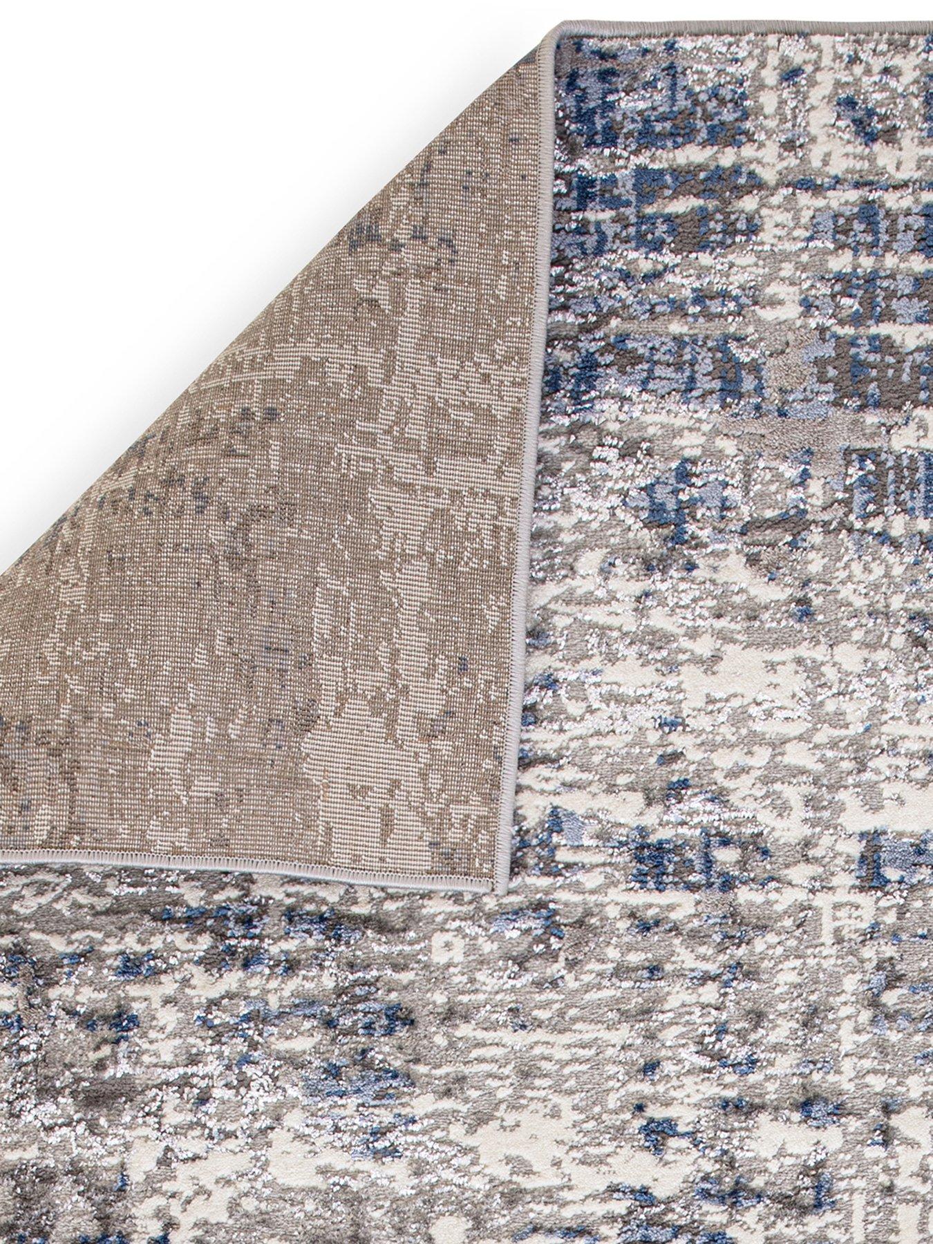 Image 5 of 6 of Asiatic Orion Abstract Blue Rug