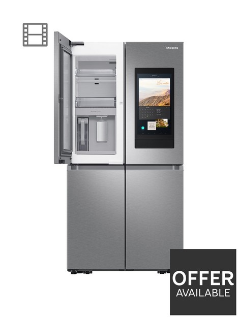 samsung-family-hub-rf65a977fsreu-french-style-fridge-freezer-with-beverage-centertrade-f-rated-real-stainless