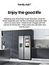  image of samsung-family-hub-rs6ha8891sleu-american-style-fridge-freezer-with-spacemaxtrade-technology-e-rated-aluminium