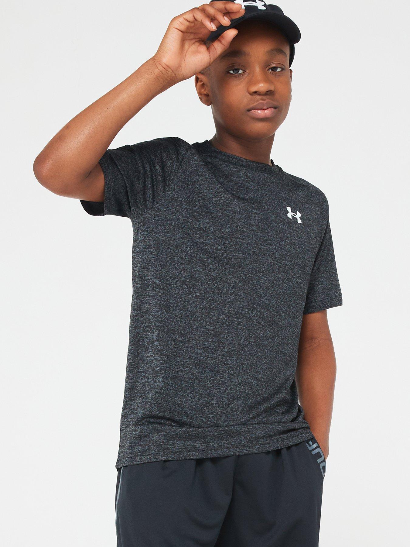 UNDER ARMOUR Boys Tech 2.0 Short Sleeve T-Shirt - Black