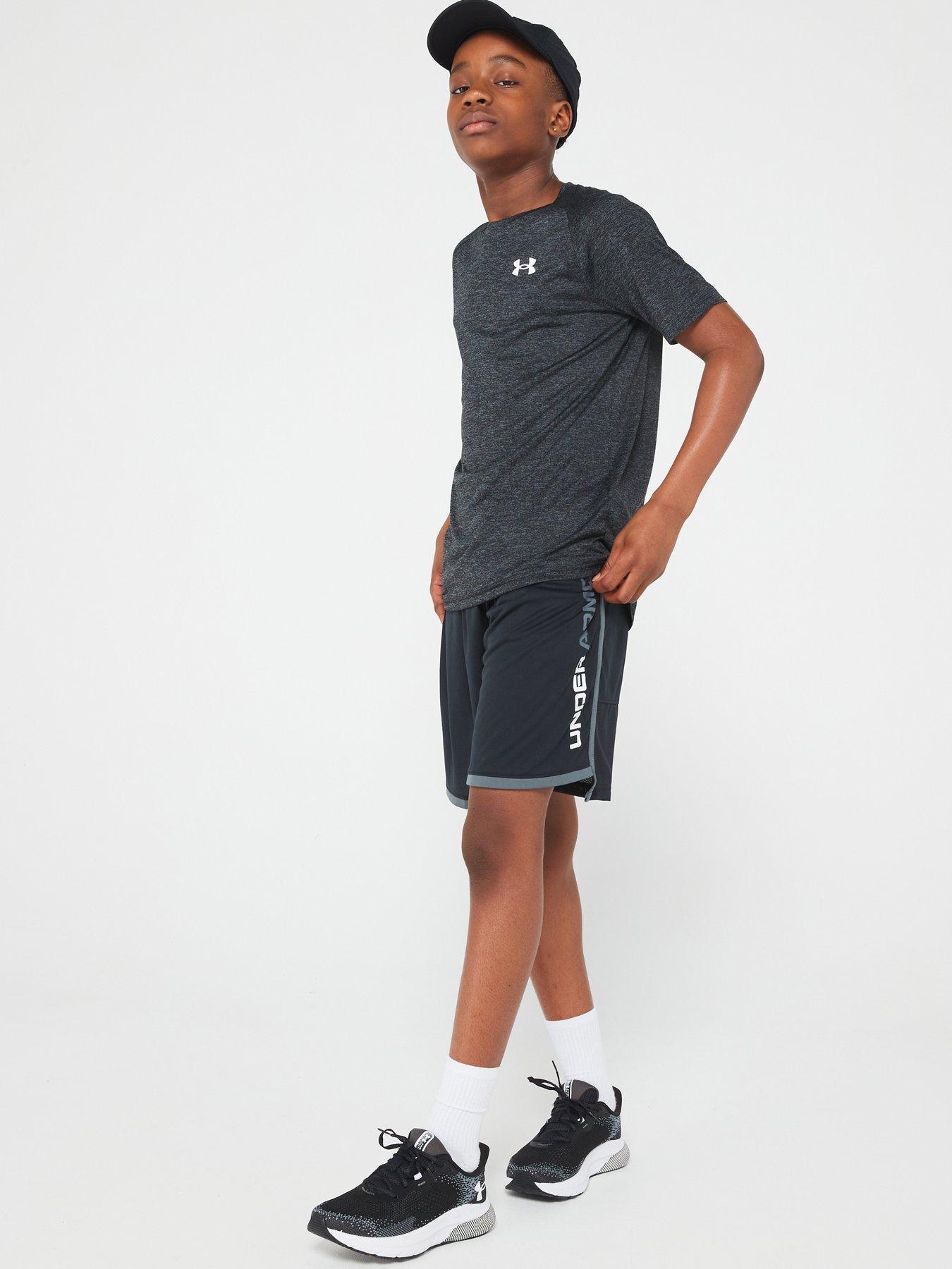 Image 3 of 5 of UNDER ARMOUR Boys Tech 2.0 Short Sleeve T-Shirt - Black