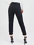  image of river-island-high-waist-mom-jeans-washed-black