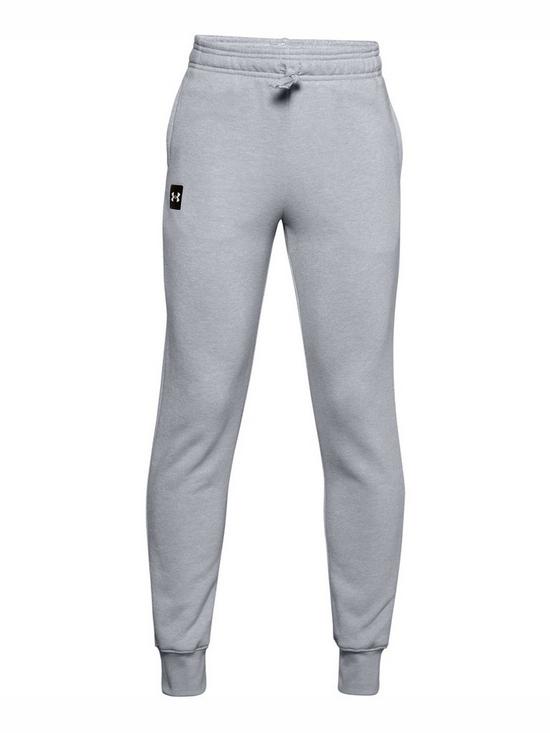 front image of under-armour-boys-rival-fleece-joggers