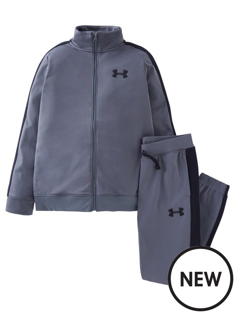 under-armour-boys-knit-track-suit-grey