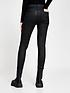  image of river-island-tall-mid-rise-coated-molly-jegging-black