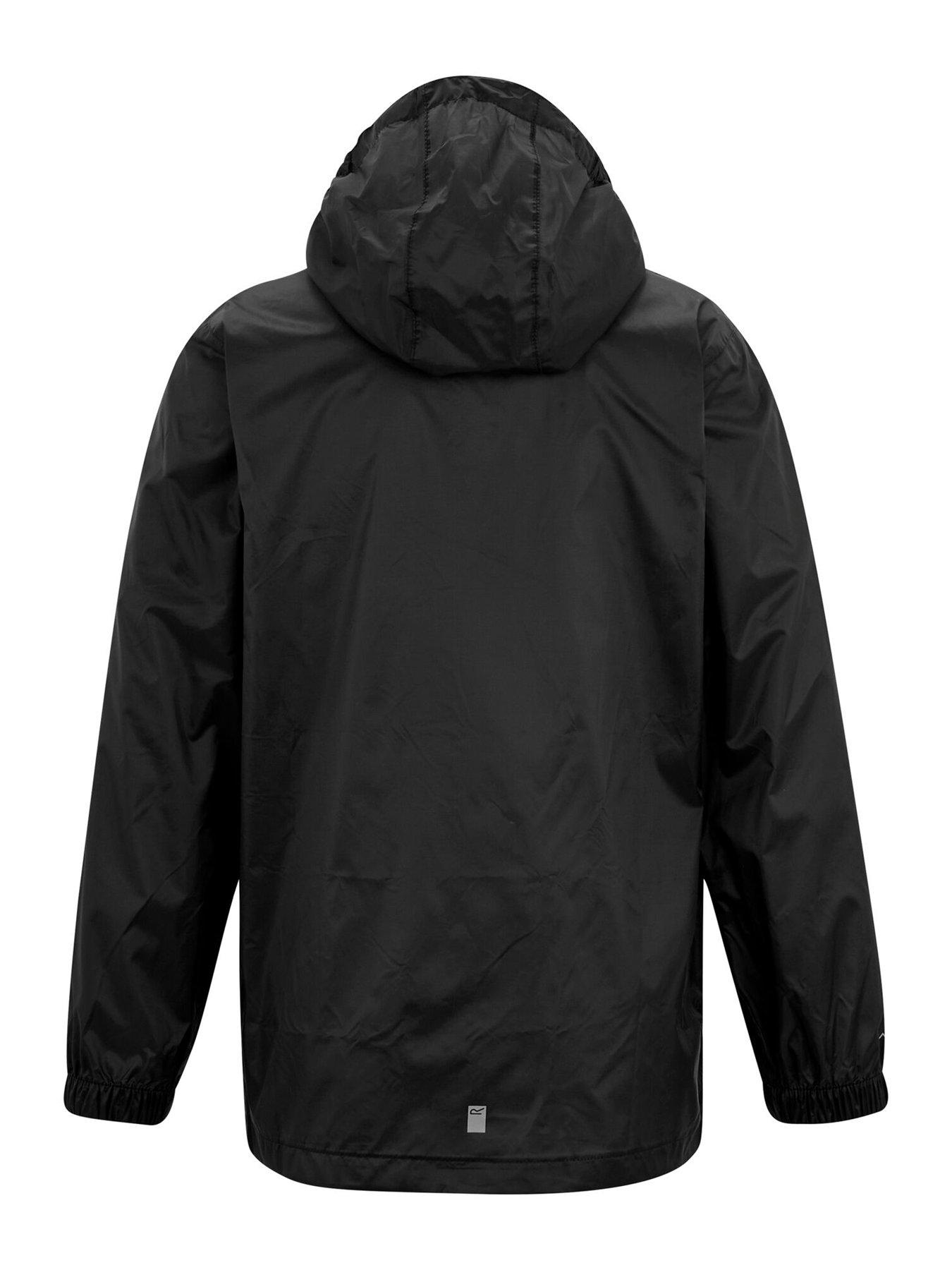 Image 6 of 6 of Regatta Kids Pack-It Waterproof Jacket III - Black