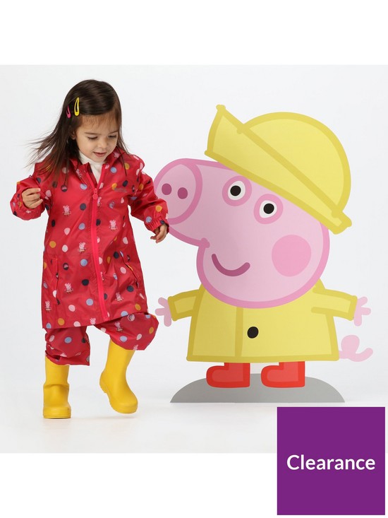 stillFront image of regatta-peppa-pack-it-overtrousers-pink