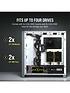  image of corsair-icue-4000x-rgb-tempered-glass-mid-tower-white-case