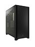  image of corsair-4000d-tempered-glass-mid-tower-black-case