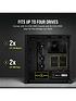  image of corsair-4000d-tempered-glass-mid-tower-black-case