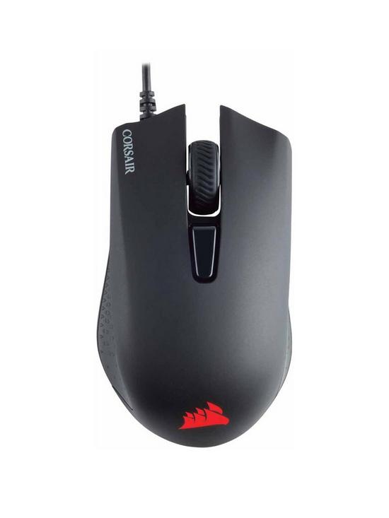 front image of corsair-harpoon-pro-rgb-optical-gaming-mouse