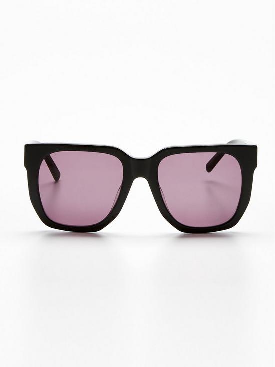 back image of dkny-square-sunglasses-black