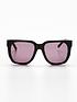  image of dkny-square-sunglasses-black
