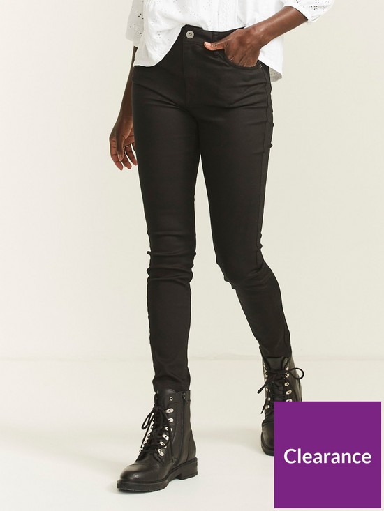 front image of fatface-skye-skinny-jeansnbsp--black