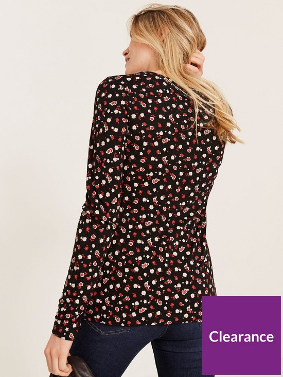 stillFront image of fatface-annie-pop-floral-long-sleevenbsptop-multi
