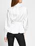  image of river-island-high-neck-tie-waist-top-white