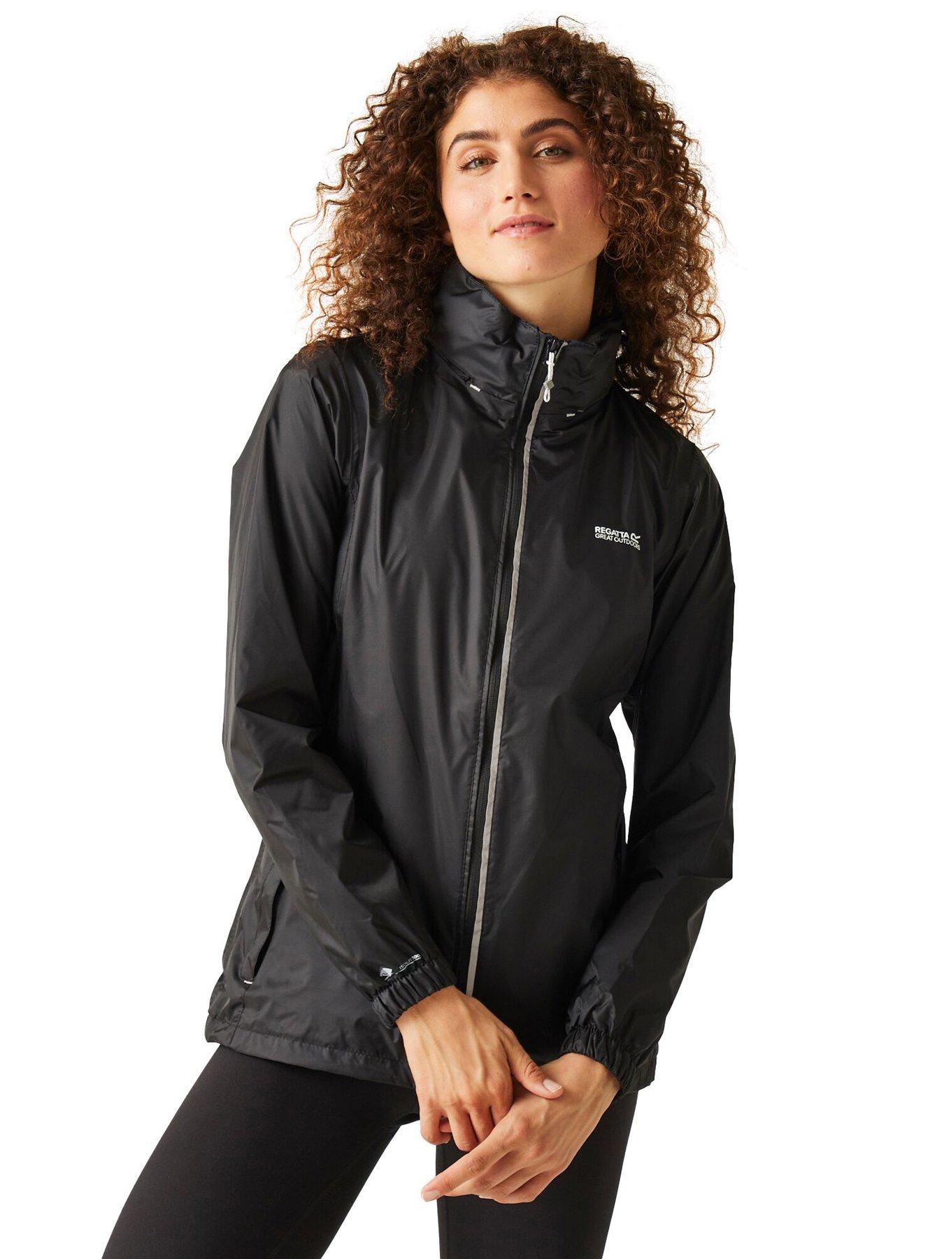 undefined Corinne Iv Waterproof Shell Jacket - Black