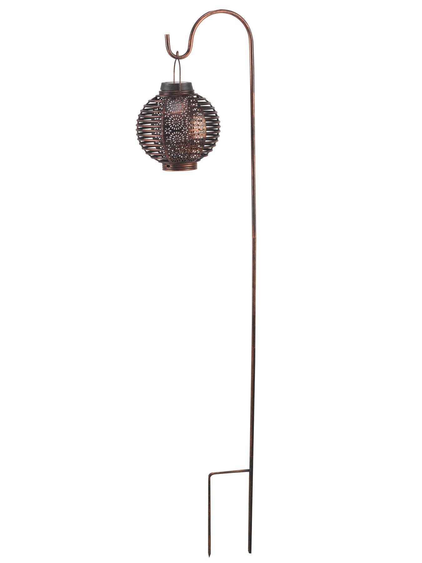 Image 3 of 6 of Smart Solar Forli Flaming Lantern 2 Pack