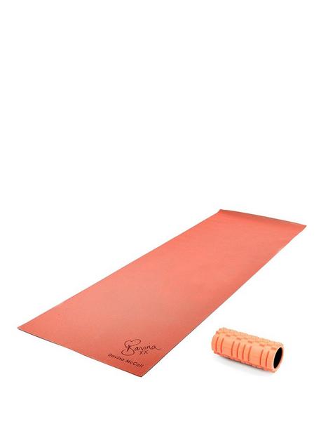 davina-mccall-davina-yoga-mat-amp-foam-roller-set-orange