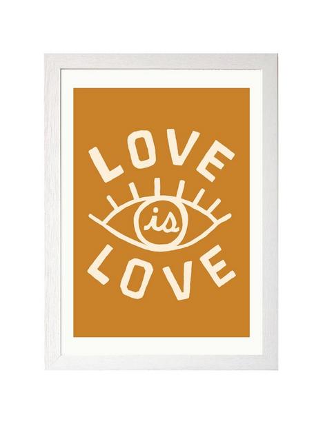 east-end-prints-love-is-love-by-tree-x-three-a3-framed-print
