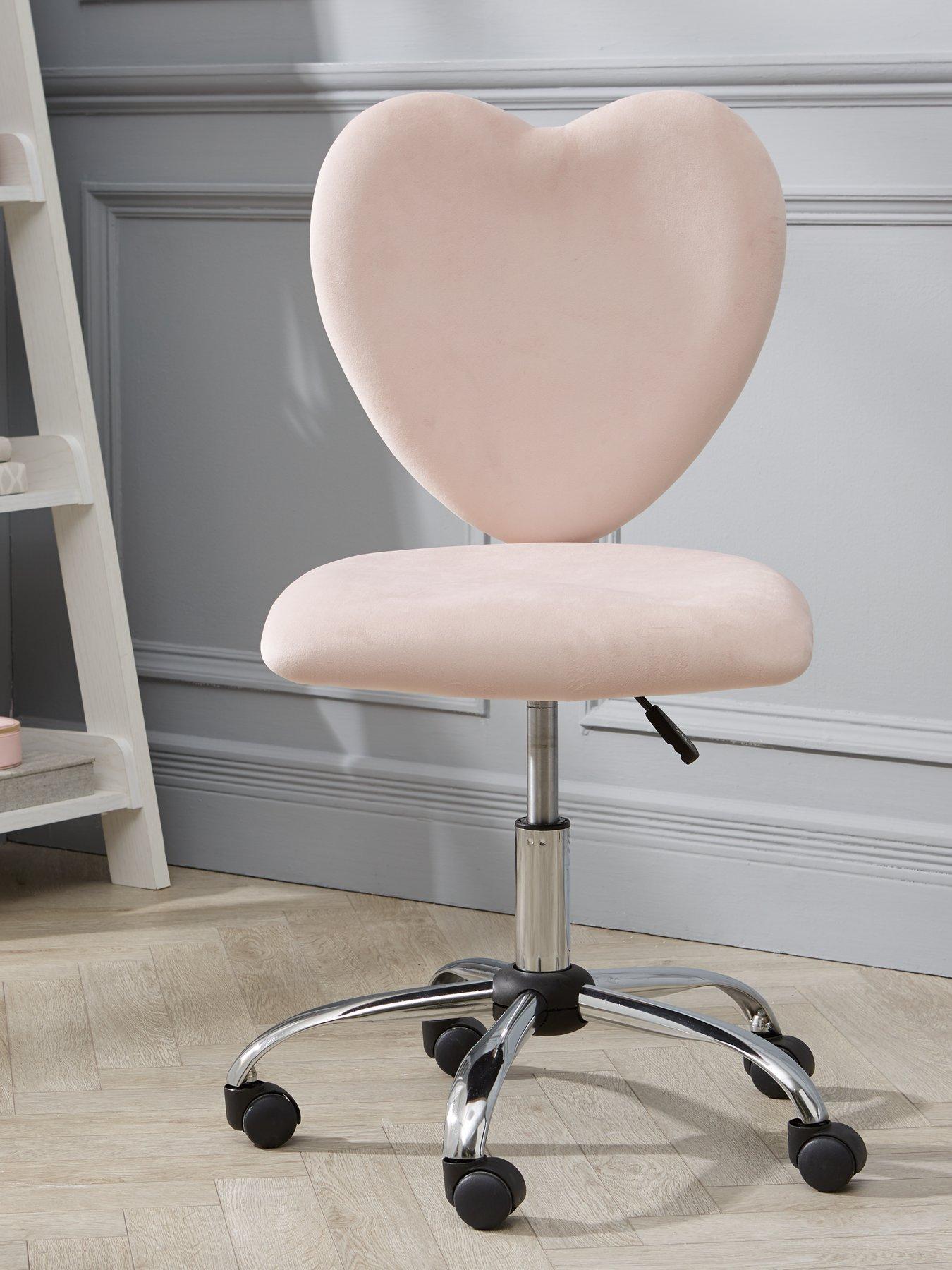 The Very Collection Heart Office Chair - Pink - FSC® Certified