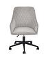  image of very-home-diamond-fabric-office-chair-greynbsp--fscreg-certified