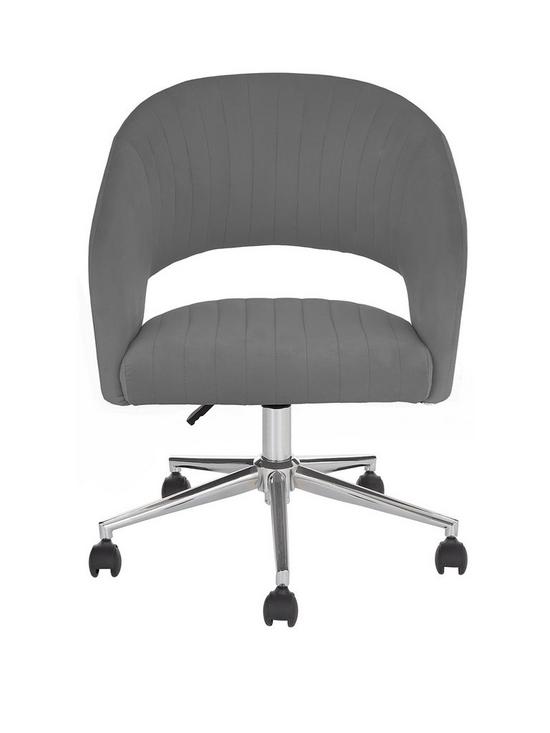 front image of solar-fabricnbspoffice-chair-greychrome