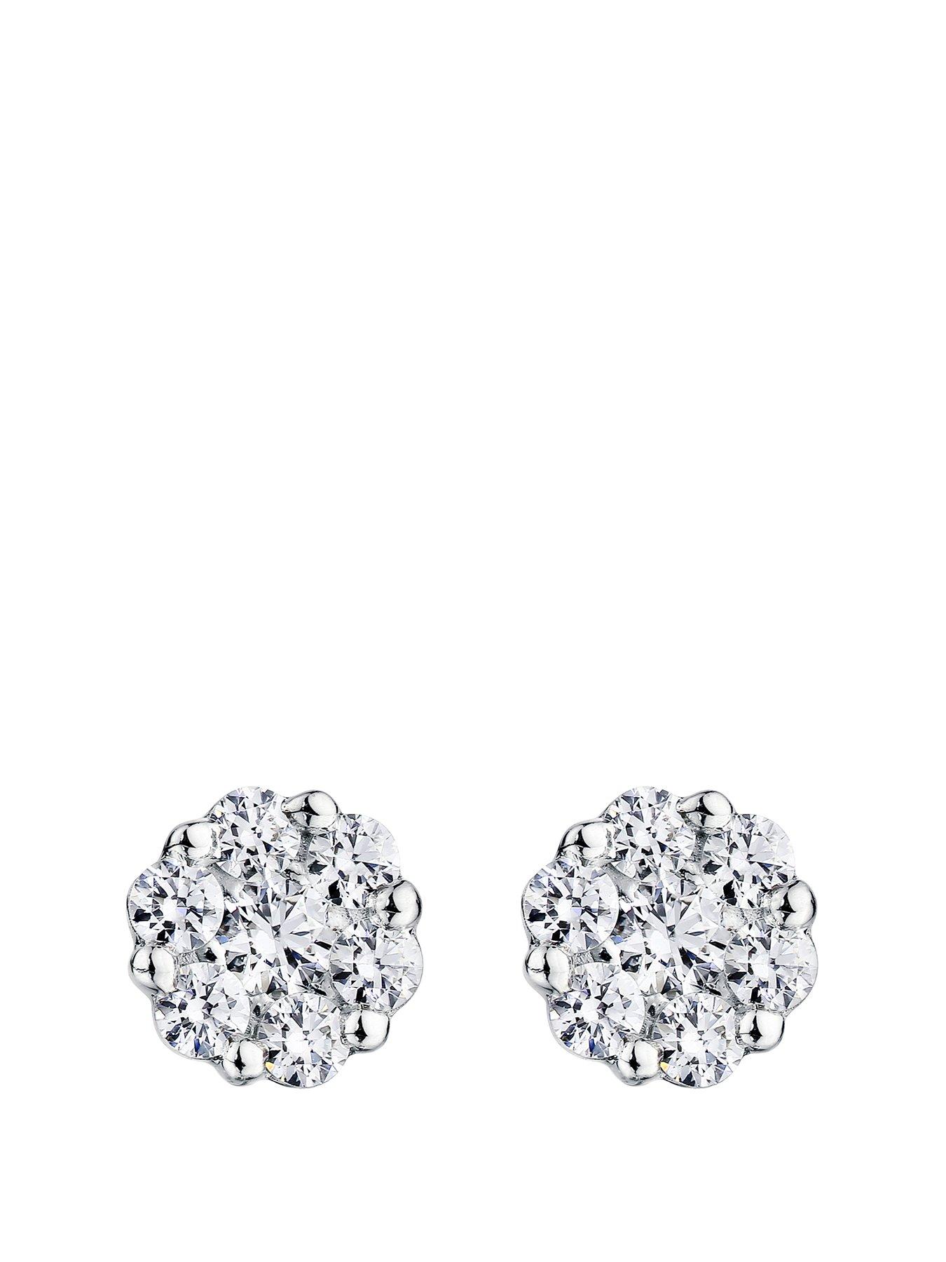 created-brilliance-avanbspwhite-gold-050ct-lab-grown-diamond-cluster-earrings