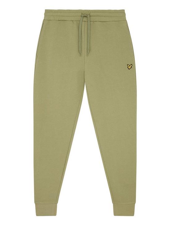 front image of lyle-scott-skinny-jogger-moss