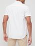  image of lyle-scott-short-sleeve-oxford-shirt-white