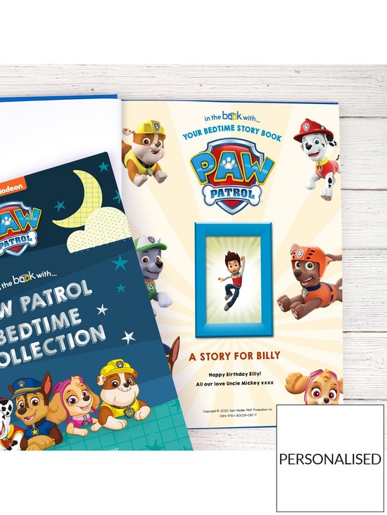stillFront image of signature-gifts-personalised-paw-patrol-bedtime-collection-book