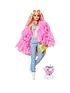  image of barbie-extra-doll-pink-fluffy-coat