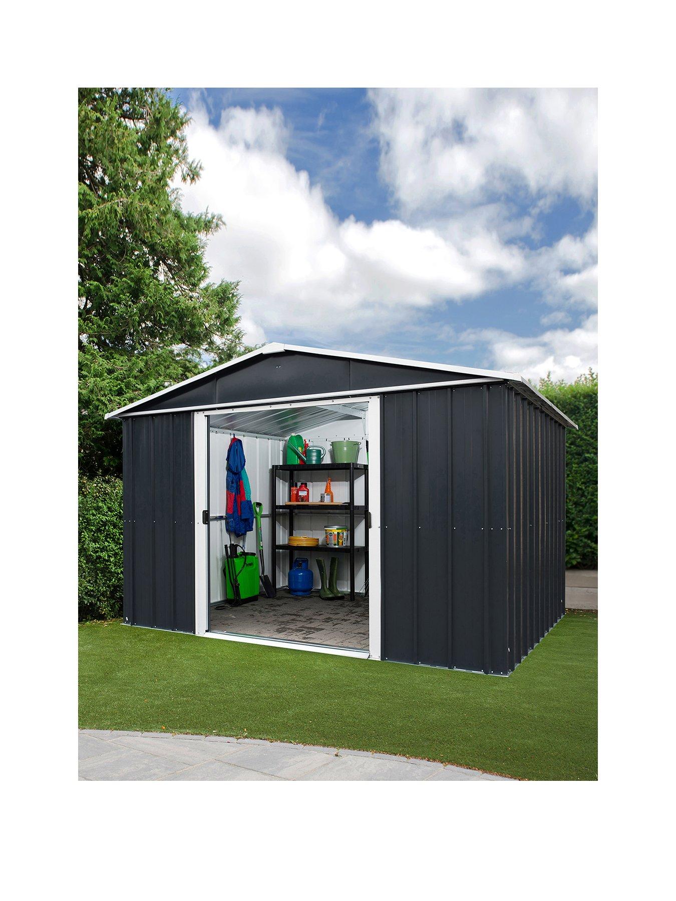 undefined 10ft X 13ft Castleton Apex Roof Metal Shed