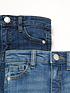  image of mini-v-by-very-girls-2-pack-denim-jeans-midlight-wash