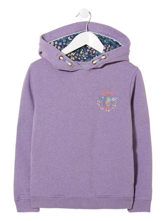 front image of fatface-girls-graphic-popover-sweat-sweet-pea