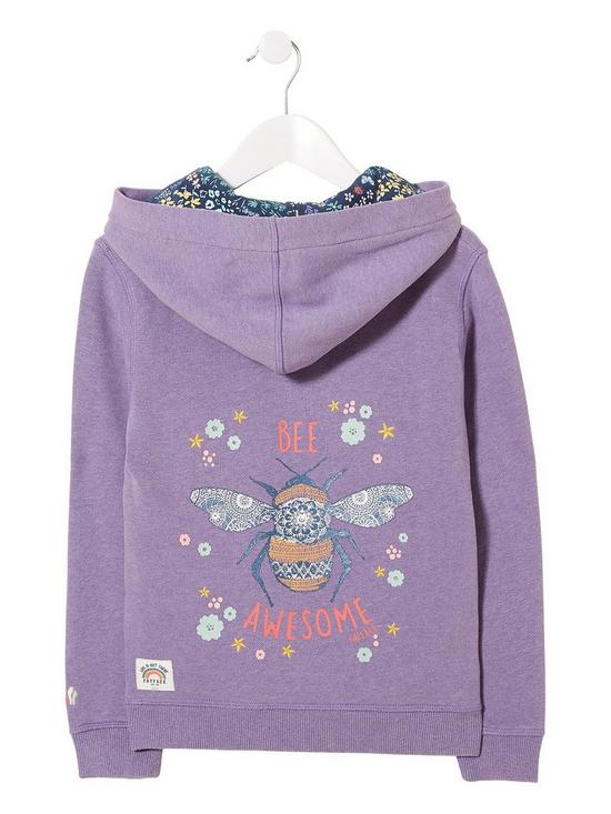 back image of fatface-girls-graphic-popover-sweat-sweet-pea